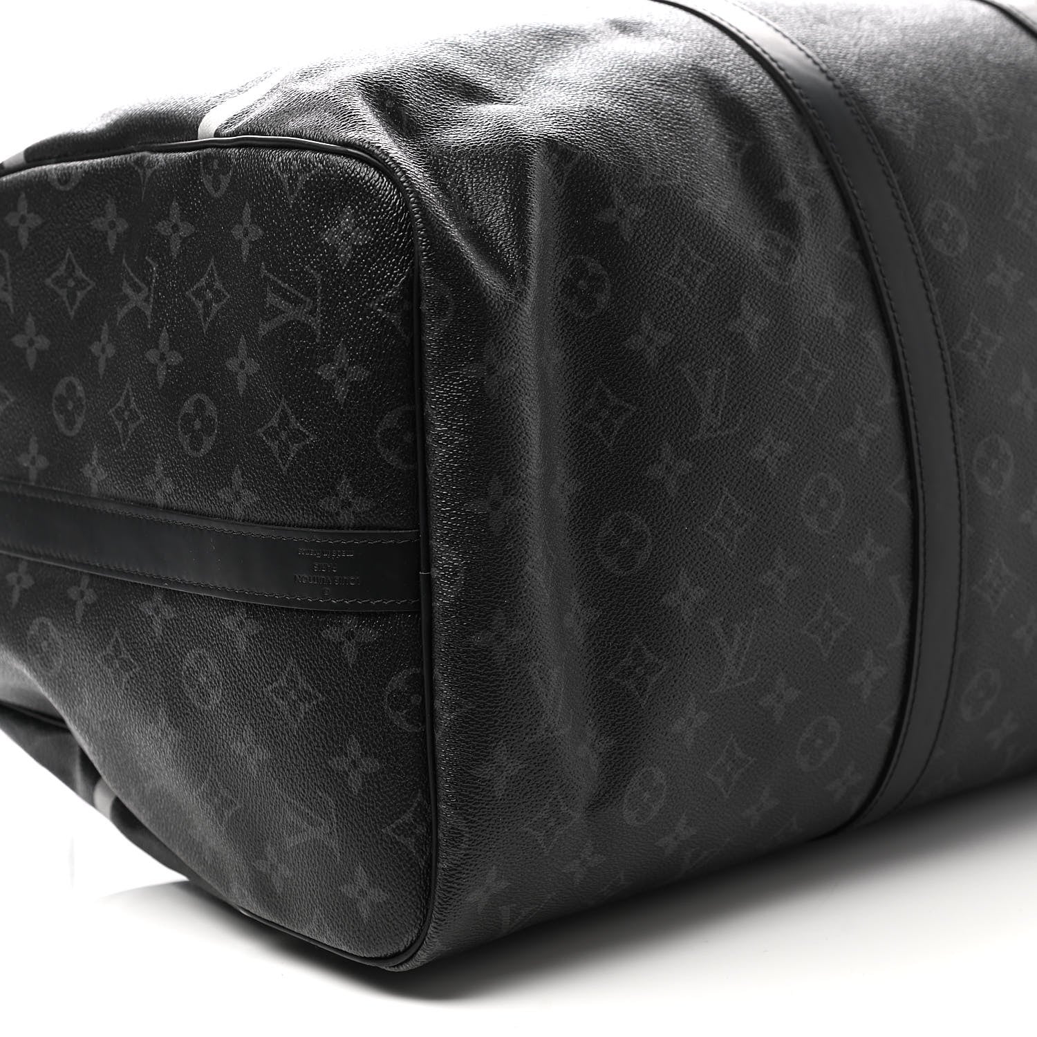 Louis Vuitton X FUJIWARA Monogram Eclipse Flash Fragment Keepall Bandouliere 55 9 of 10