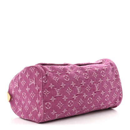 Louis Vuitton Monogram Denim Neo Speedy Fuchsia 4 of 10