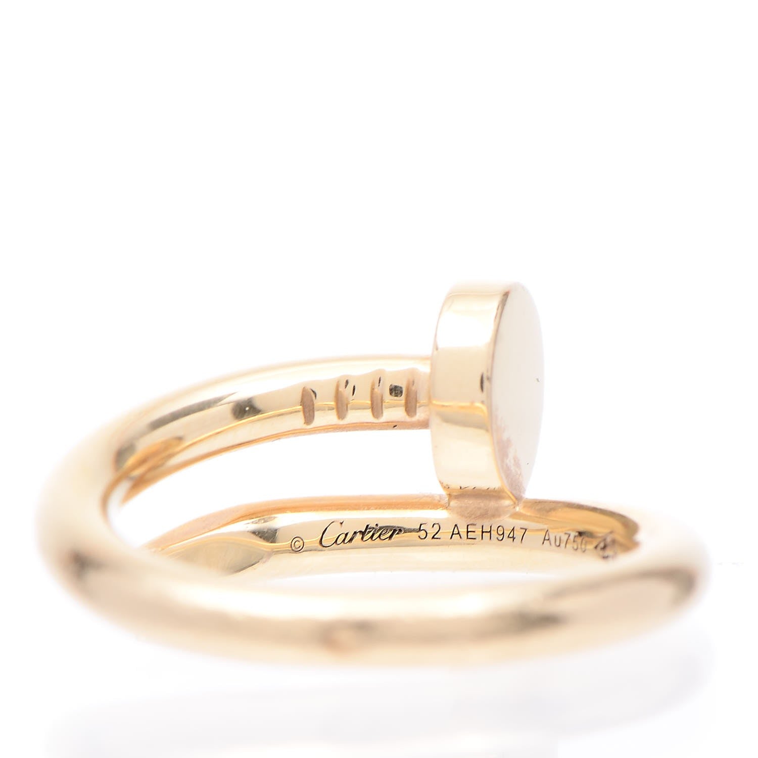 Cartier 18K Yellow Gold Juste Un Clou Ring 52 6 4 of 5