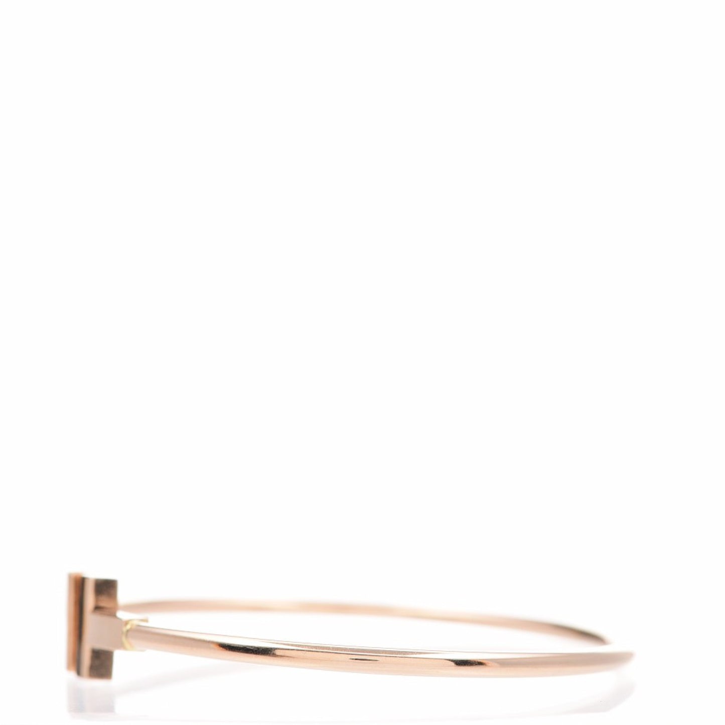 18K Yellow Gold T Wire Bracelet