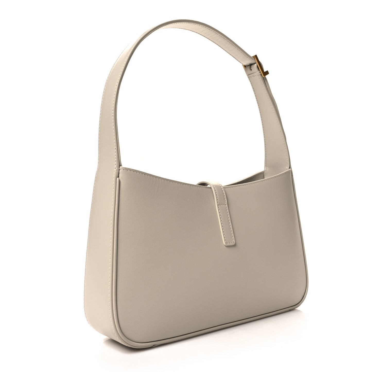 SAINT LAURENT Smooth Calfskin Le 5 A 7 Hobo Crema Soft