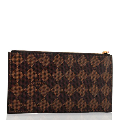 Louis Vuitton Damier Ebene Studded Felicie Chain Wallet Zippered Insert 3 of 6