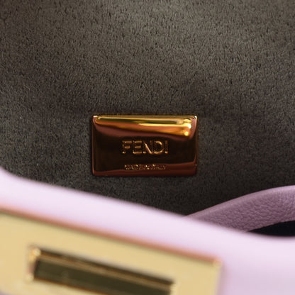 Fendi Shiny Nappa Micro Peekaboo Iconic Satchel Lavanda 6 of 8
