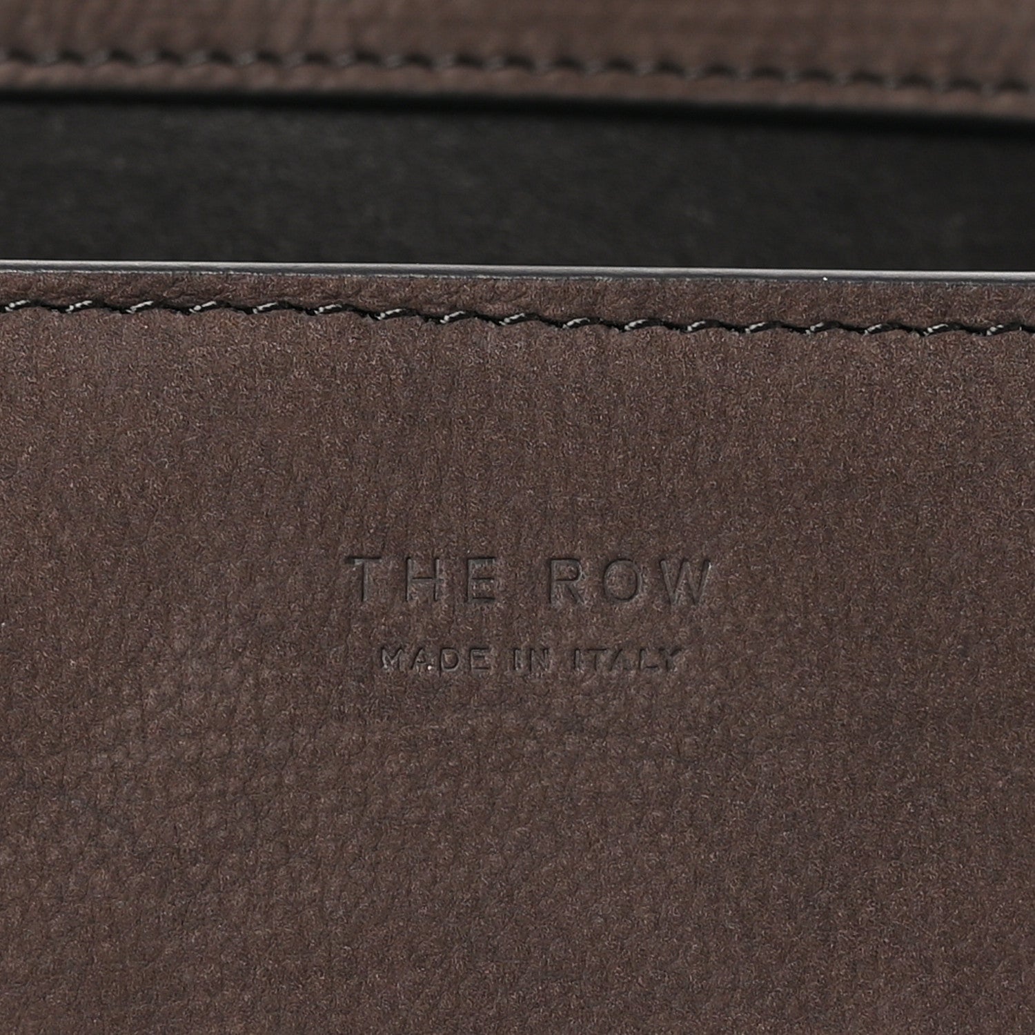 The Row Nubuck Calfskin Sofia E/W Crossbody Wood Brown 6 of 9