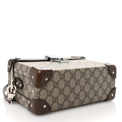 Gucci GG Supreme Monogram Globe-Trotter Beauty Case Brown 4 of 11