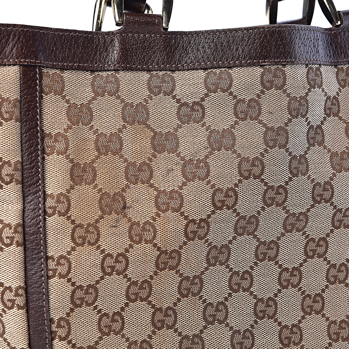 Monogram Abbey Small Tote Dark Brown