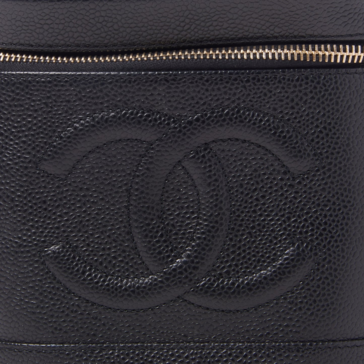 Caviar Cosmetic Vanity Bag Black