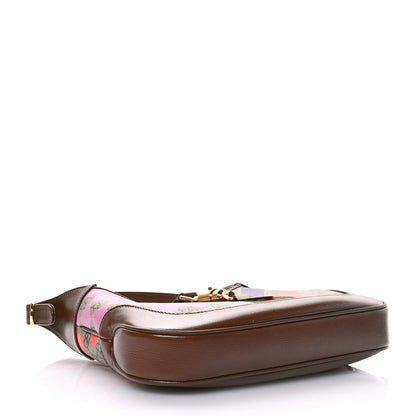 Gucci GG Supreme Monogram Azalea Calfskin Print Web Small Jackie 1961 Hobo Multicolor 4 of 10
