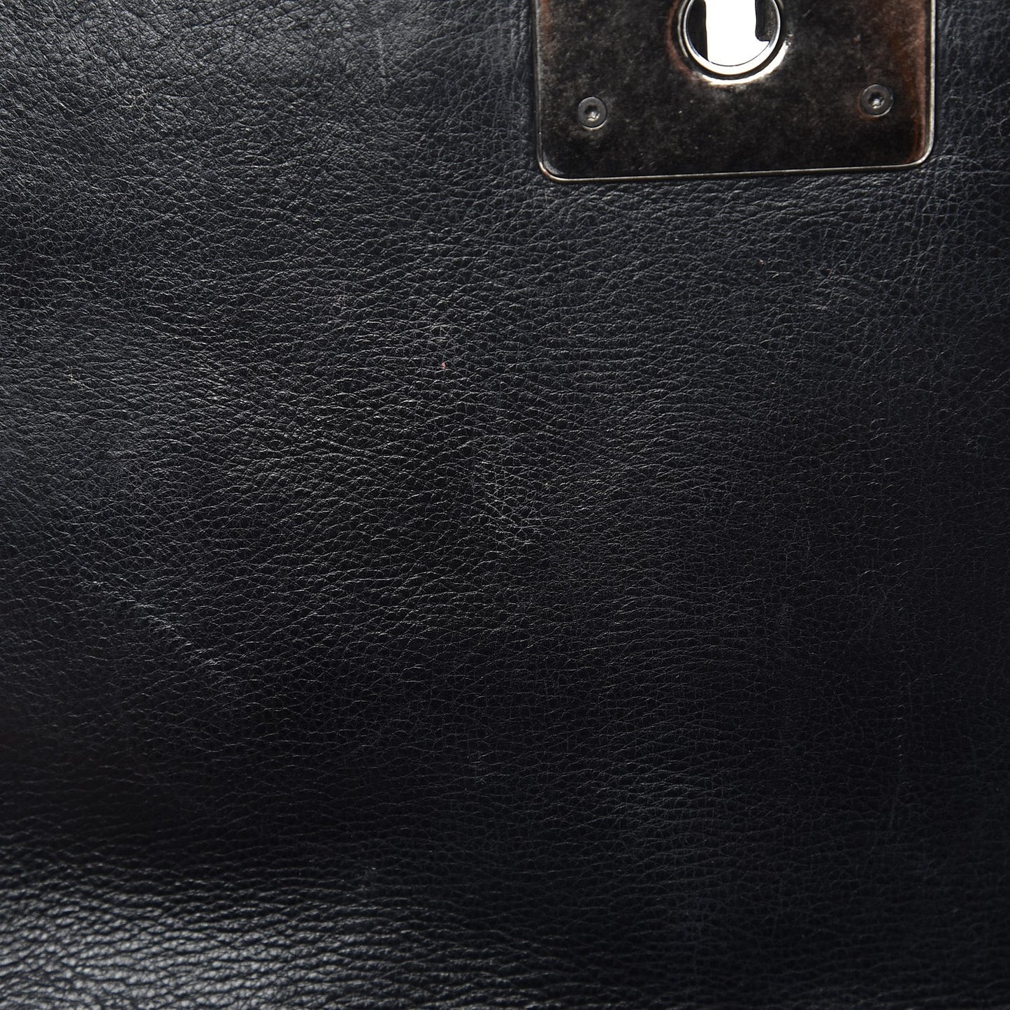 Calfskin Double Stitch Medium Boy Flap Black