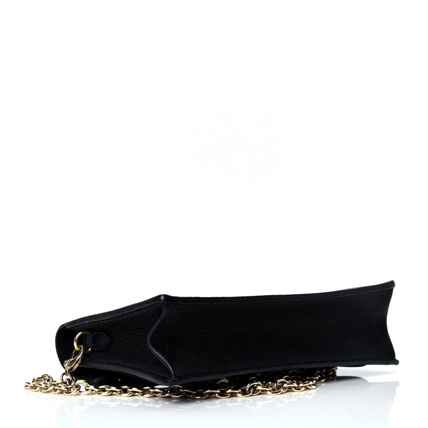 Damier Ebene Vavin Chain Wallet Black