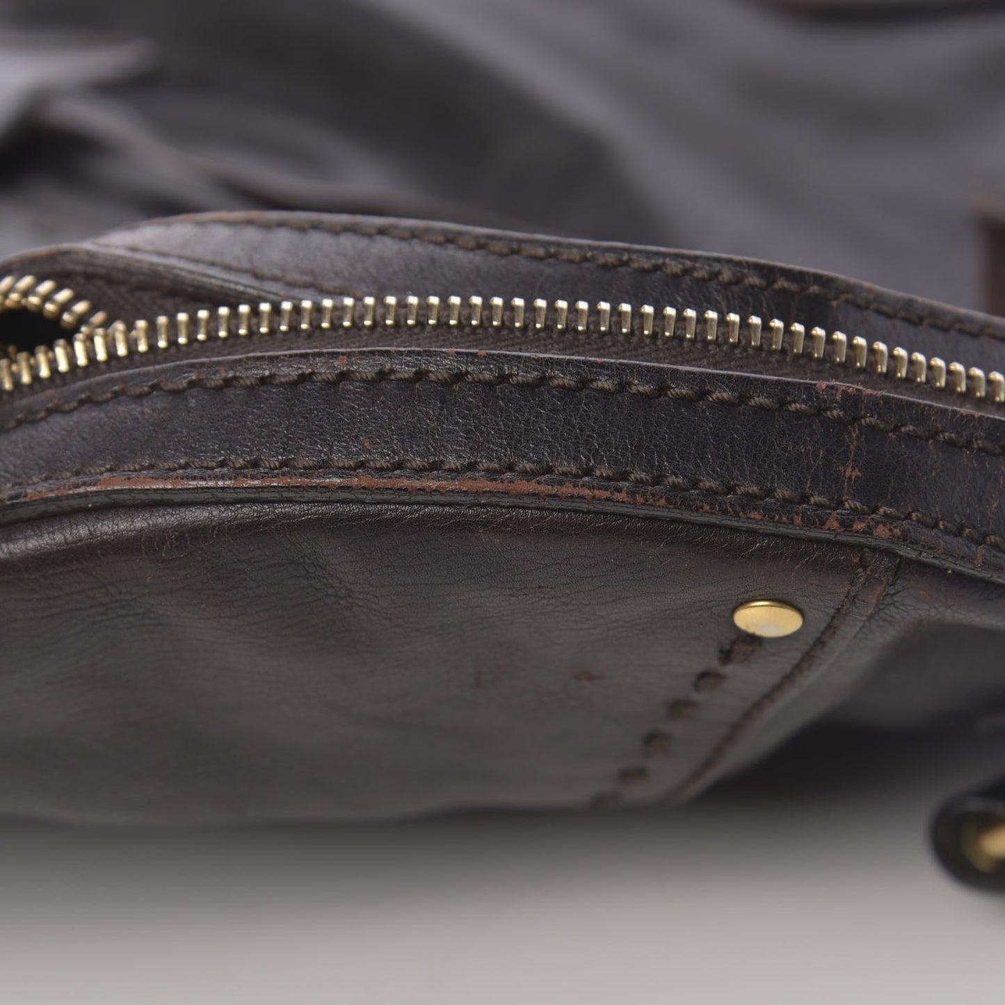 Calfskin Oversized Muse Brown