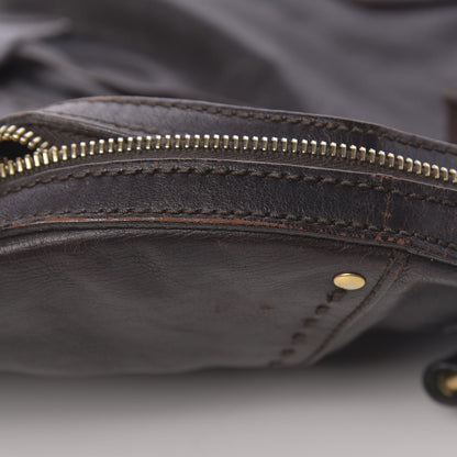 Saint Laurent Calfskin Oversized Muse Brown 10 of 19