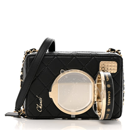 Chanel Lambskin Quilted Coco Click Bag Black 3 of 14