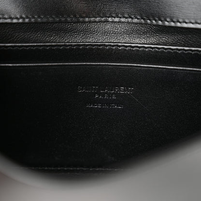 Saint Laurent Smooth Calfskin Bag Black 6 of 13