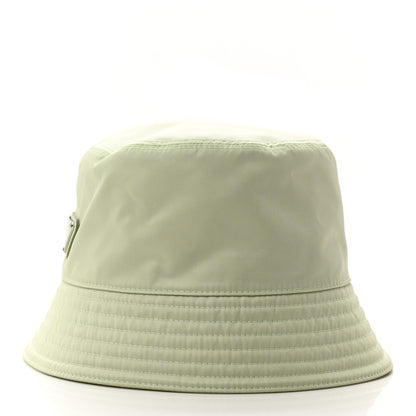 Prada Re-Nylon Metal Triangle Logo Womens Bucket Hat L Acqua 4 of 10