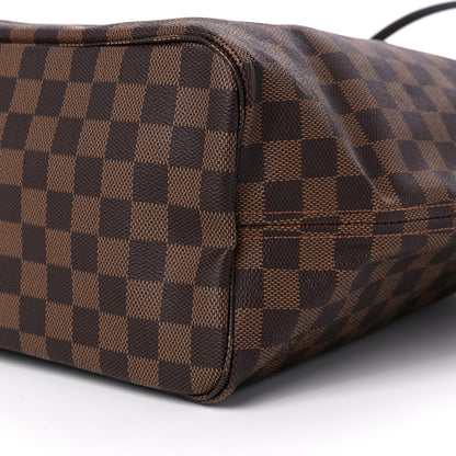 Louis Vuitton Damier Ebene Neo Neverfull MM Rose Ballerine 9 of 9