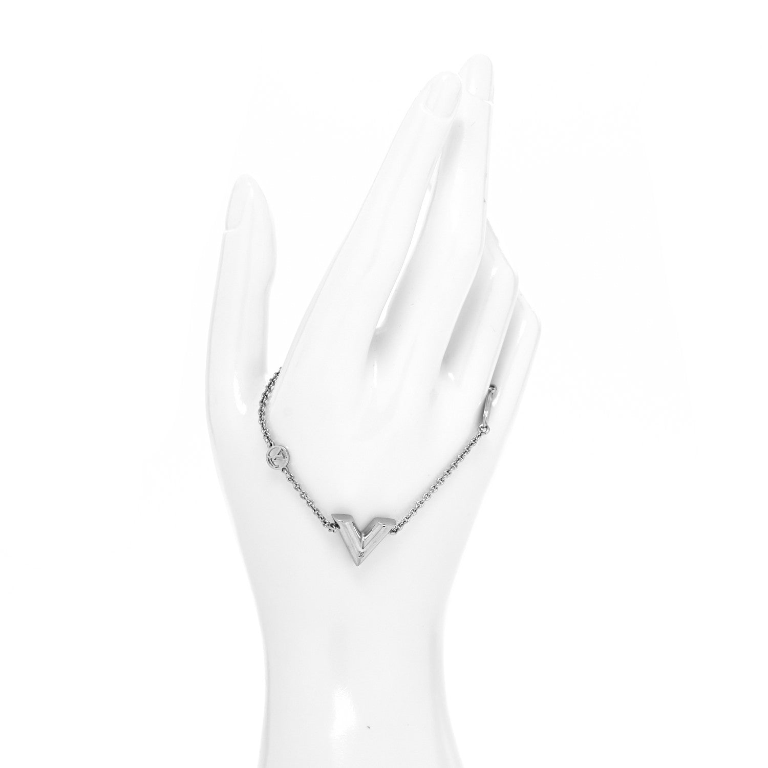 Louis Vuitton Essential V Supple Bracelet Silver 2 of 6