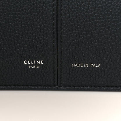 Celine Baby Grained Calfskin Medium Tri-Fold Bag Black 6 of 8
