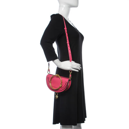 Chloe Calfskin Small Nile Bracelet Minaudiere Bag Fuchsia Rose 2 of 10