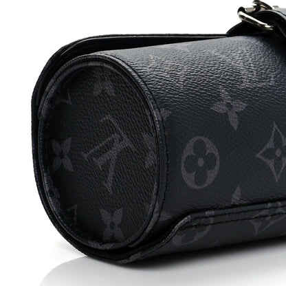 Louis Vuitton Monogram Eclipse 3 Watch Travel Case 8 of 9