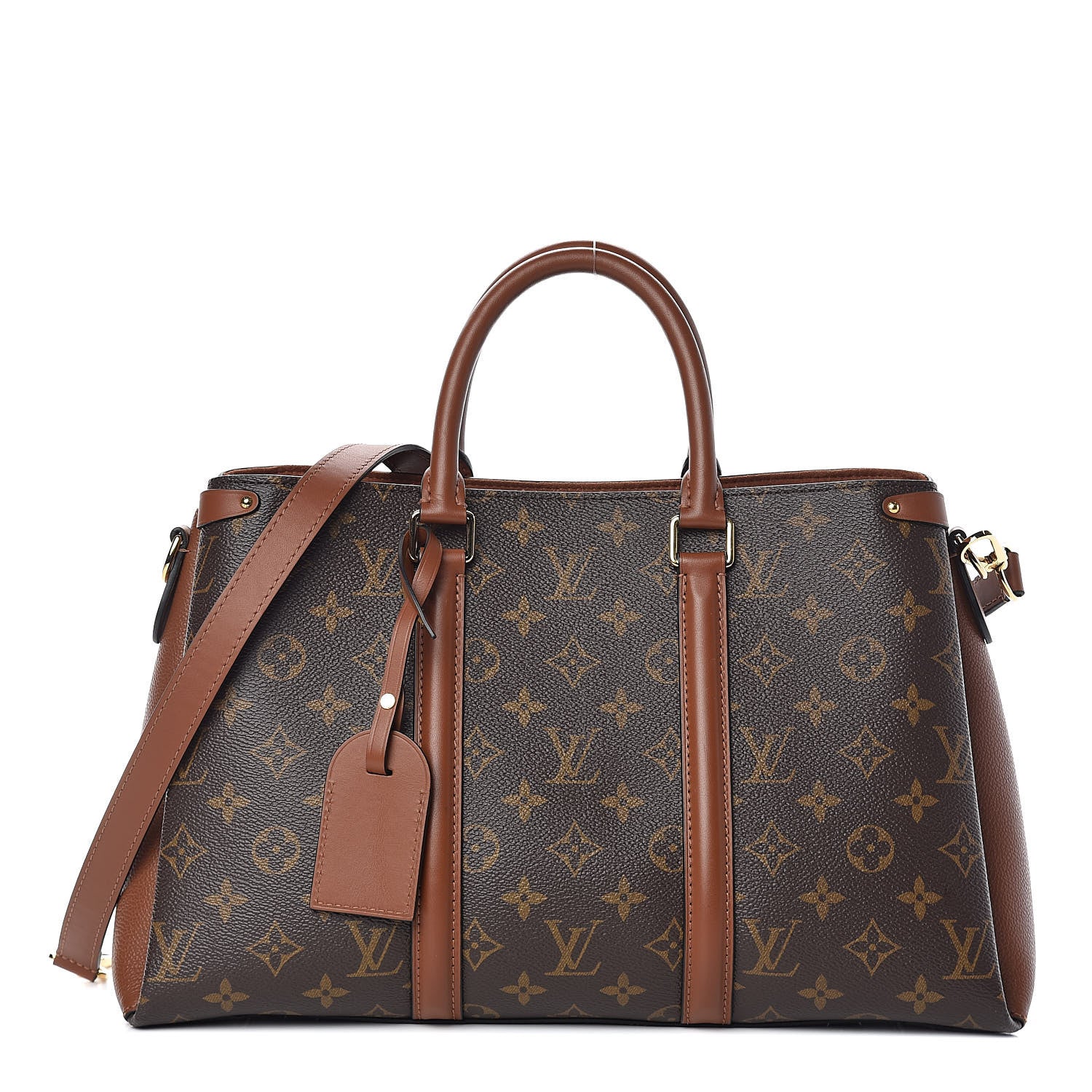 Louis Vuitton Monogram Soufflot MM Caramel 1 of 12