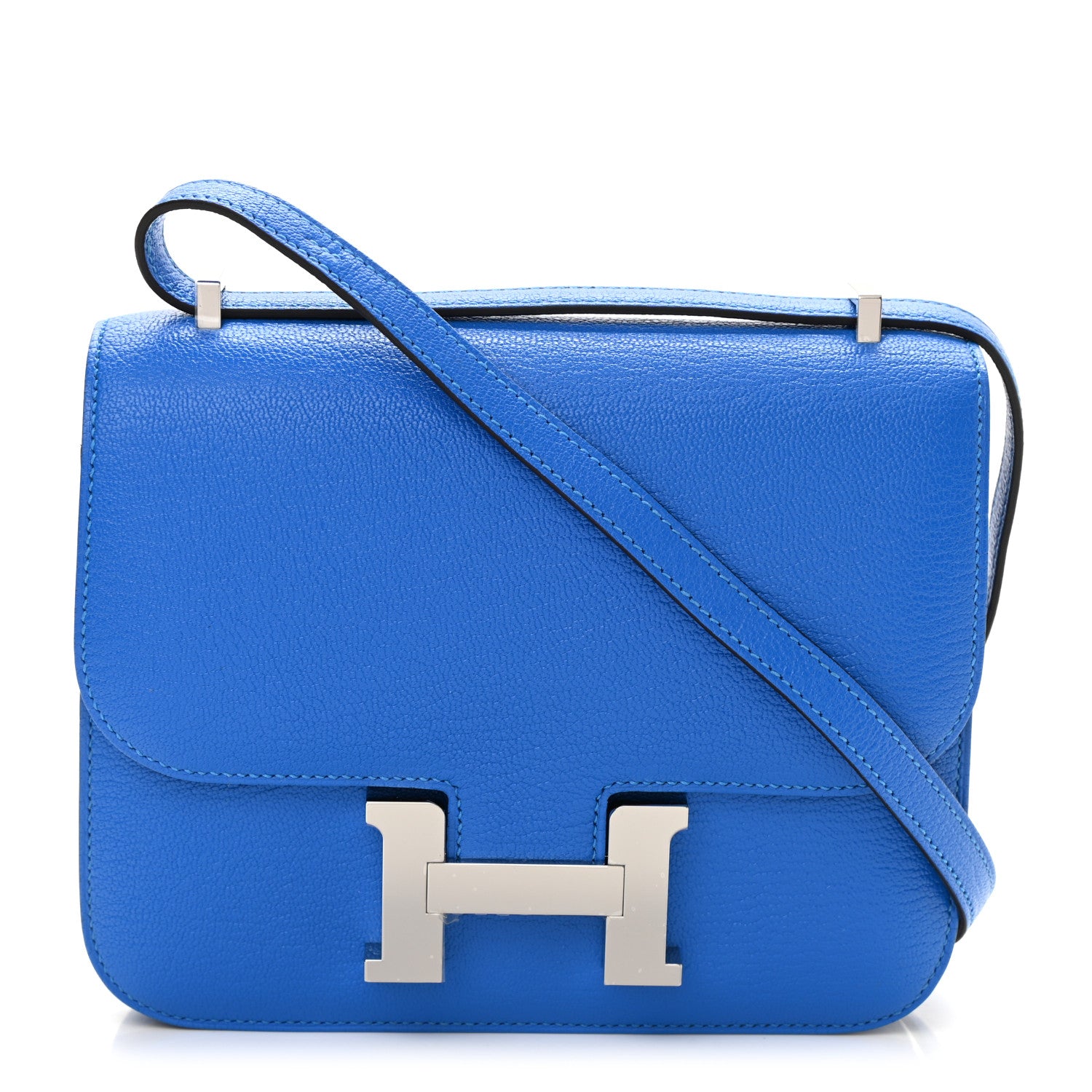 Hermes Chevre Mysore Verso Constance 18 Bleu Hydra Deep Blue 1 of 12