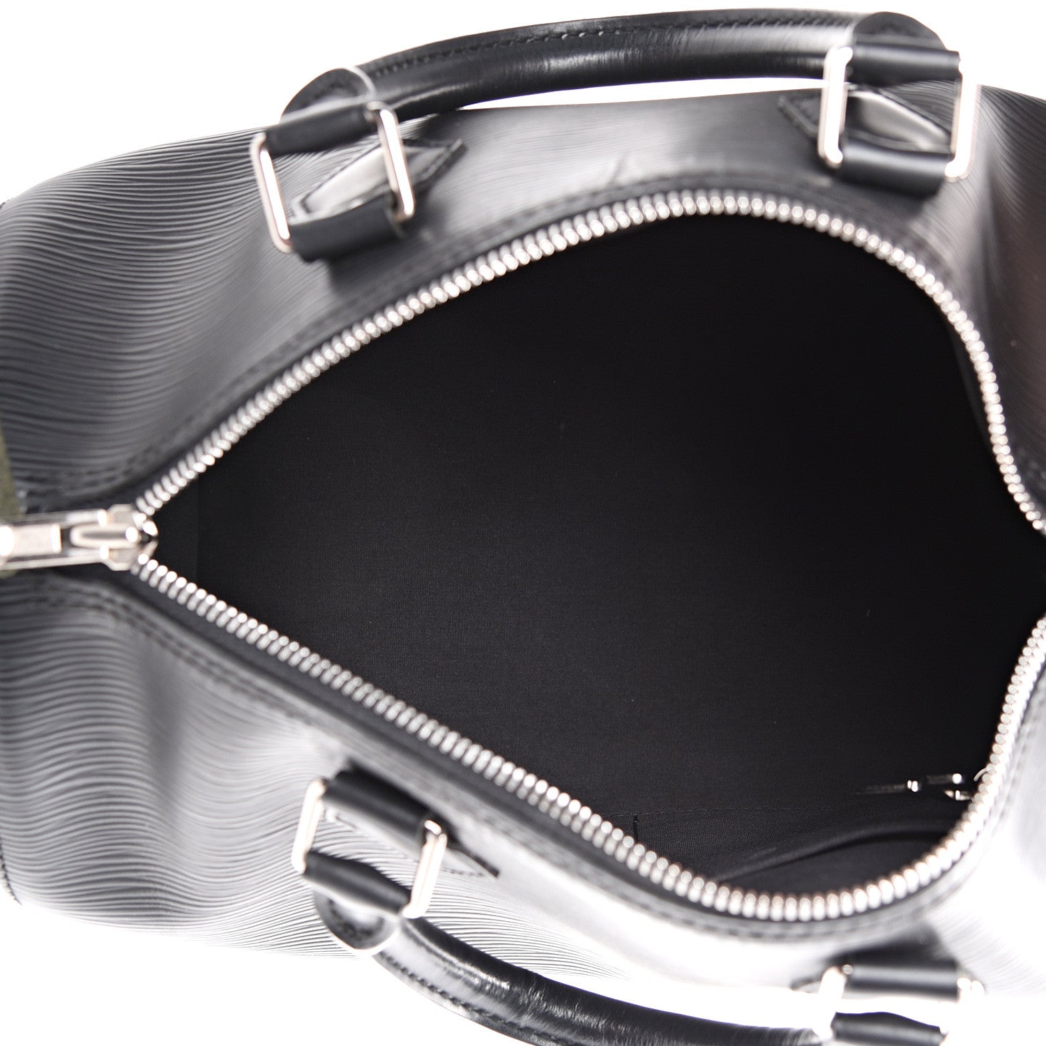 Louis Vuitton Epi Speedy 25 Black 4 of 14