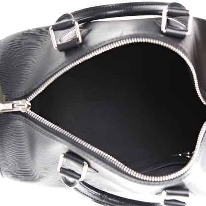 Louis Vuitton Epi Speedy 25 Black 4 of 14