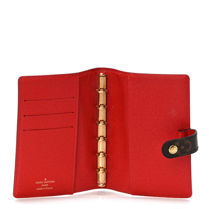 Louis Vuitton Monogram My LV Heritage Small Ring Agenda Cover Rouge Jaune 7 of 11