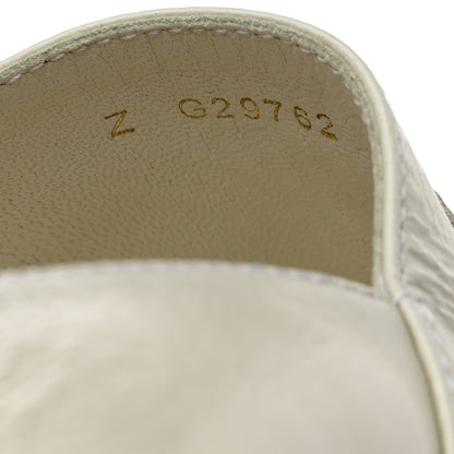 Chanel Distressed Patent CC Espadrilles 40 White 6 of 8