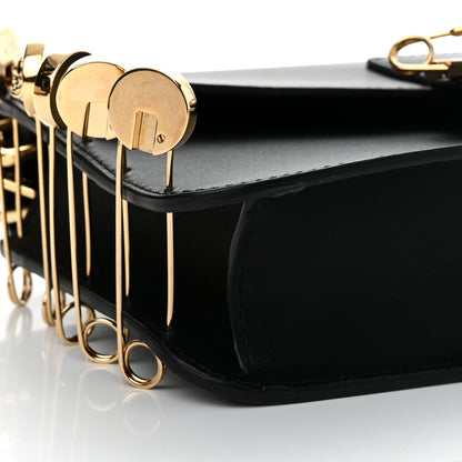 Fendi X VERSACE Vitello Seta Fendace Brooch Baguette Black 10 of 11