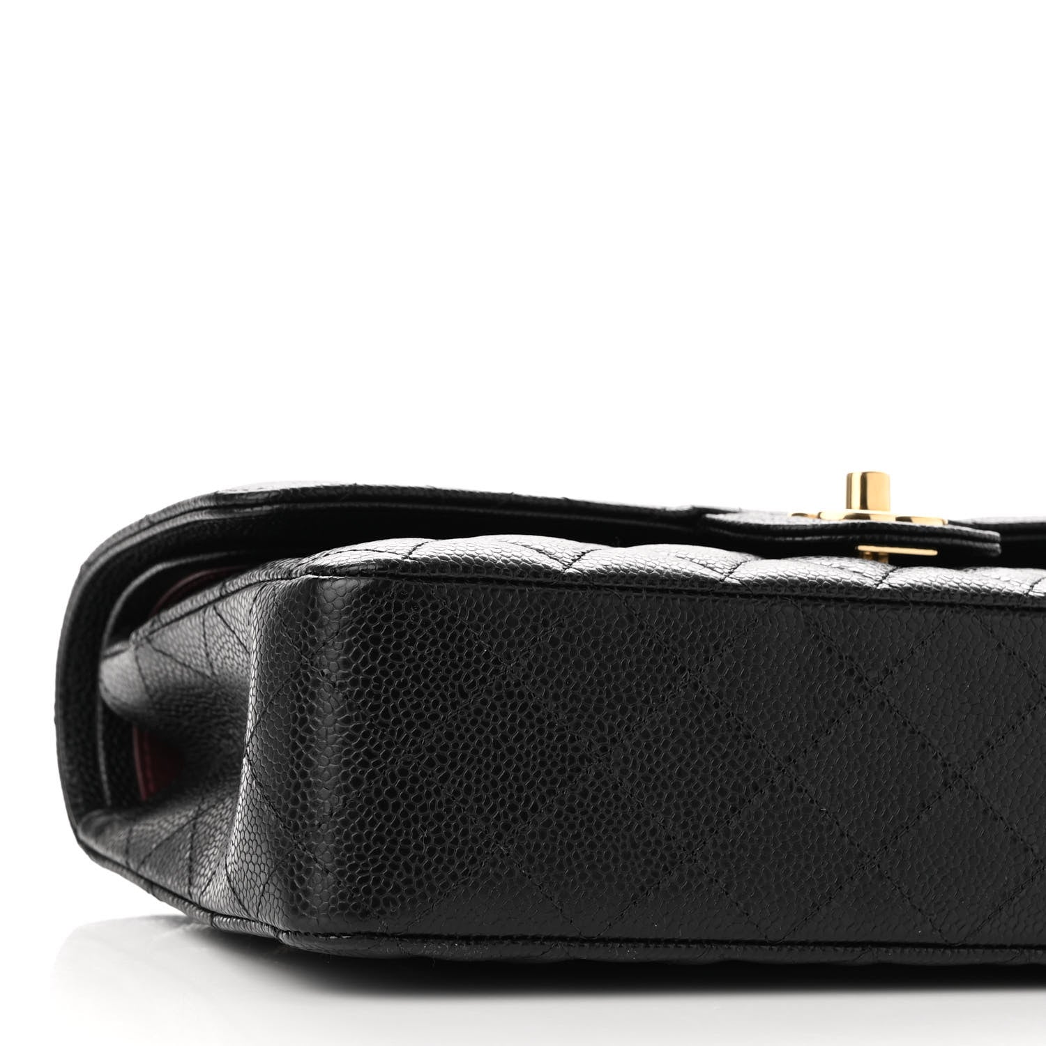 Chanel Caviar Quilted Medium Double Flap Black 9 of 12