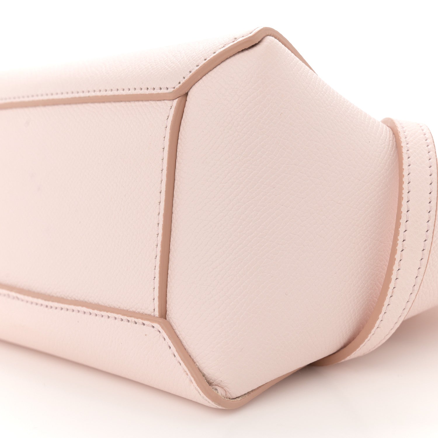 Celine Grained Calfskin Nano Belt Bag Pale Pink 9 of 14
