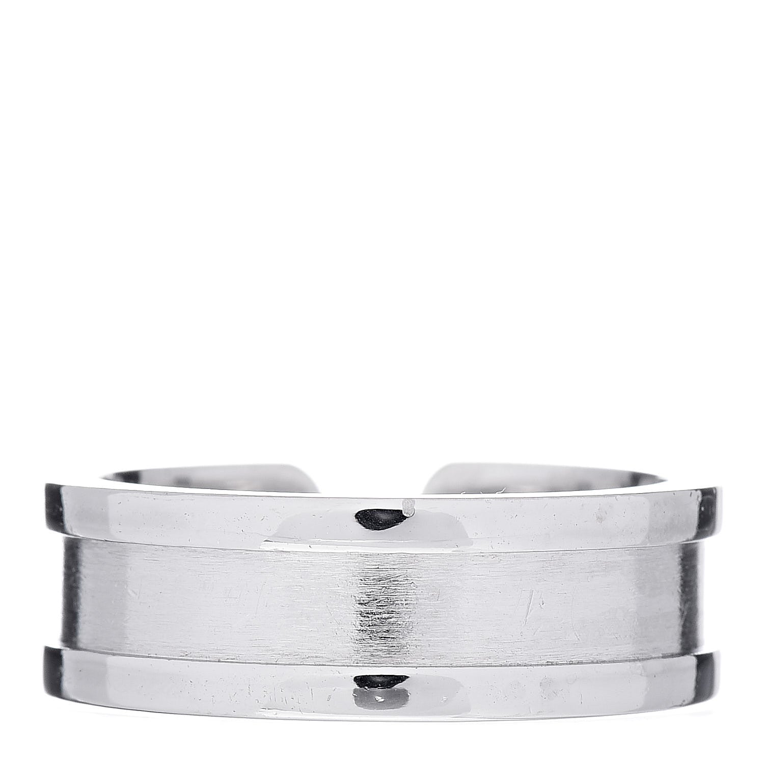 Cartier 18K White Gold 6.5mm C De Ring 53 6.5 4 of 6