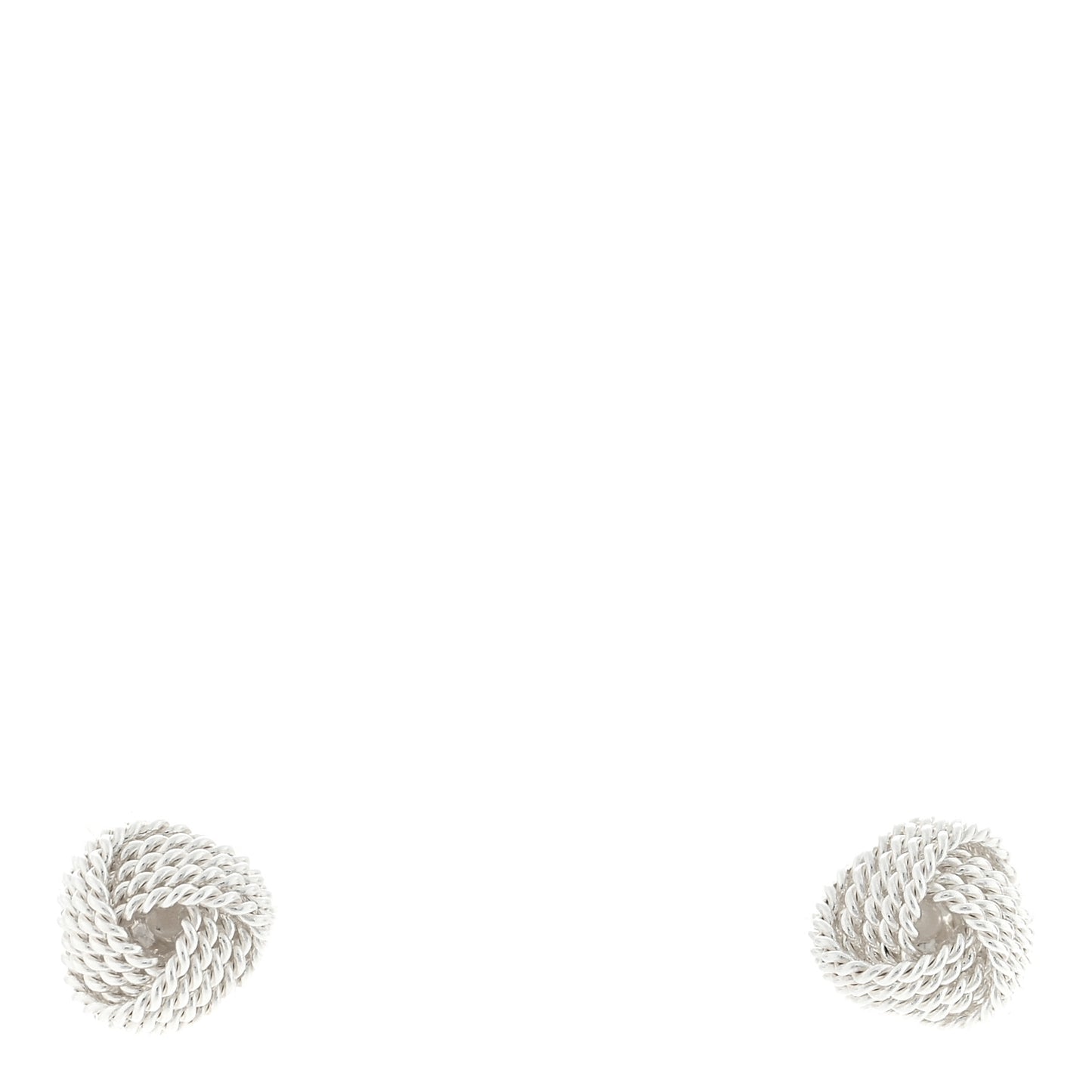 Sterling Silver Twist Knot Earrings