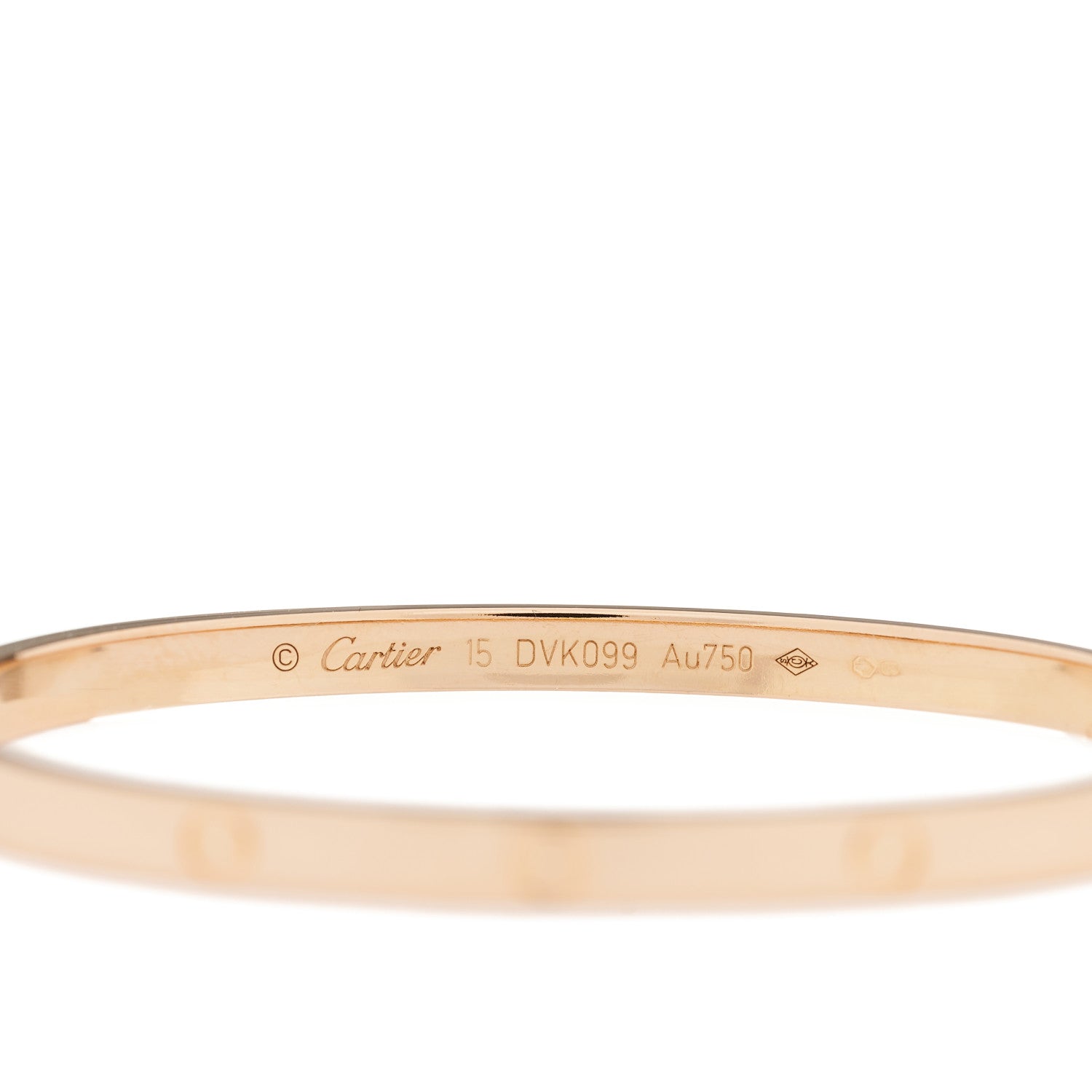 Cartier 18K Pink Gold Small LOVE Bracelet 15 3 of 3