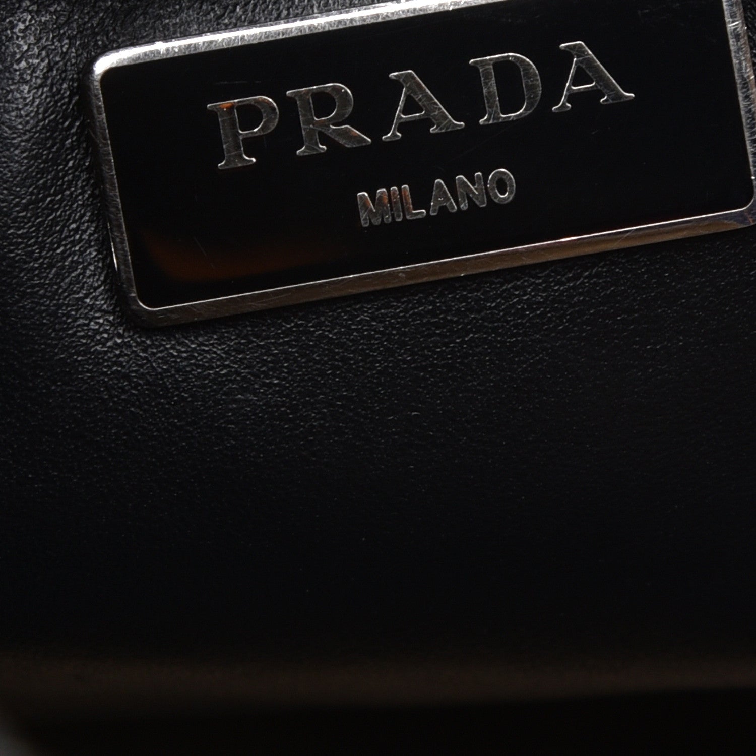 Prada Soft Calfskin Bucket Bag Black 6 of 8
