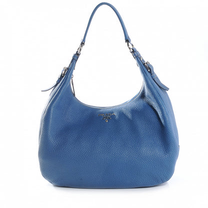 Prada Vitello Daino Hobo Cobalto 1 of 9