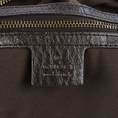 Gucci Monogram Medium Interlocking Hobo Dark Brown 5 of 6