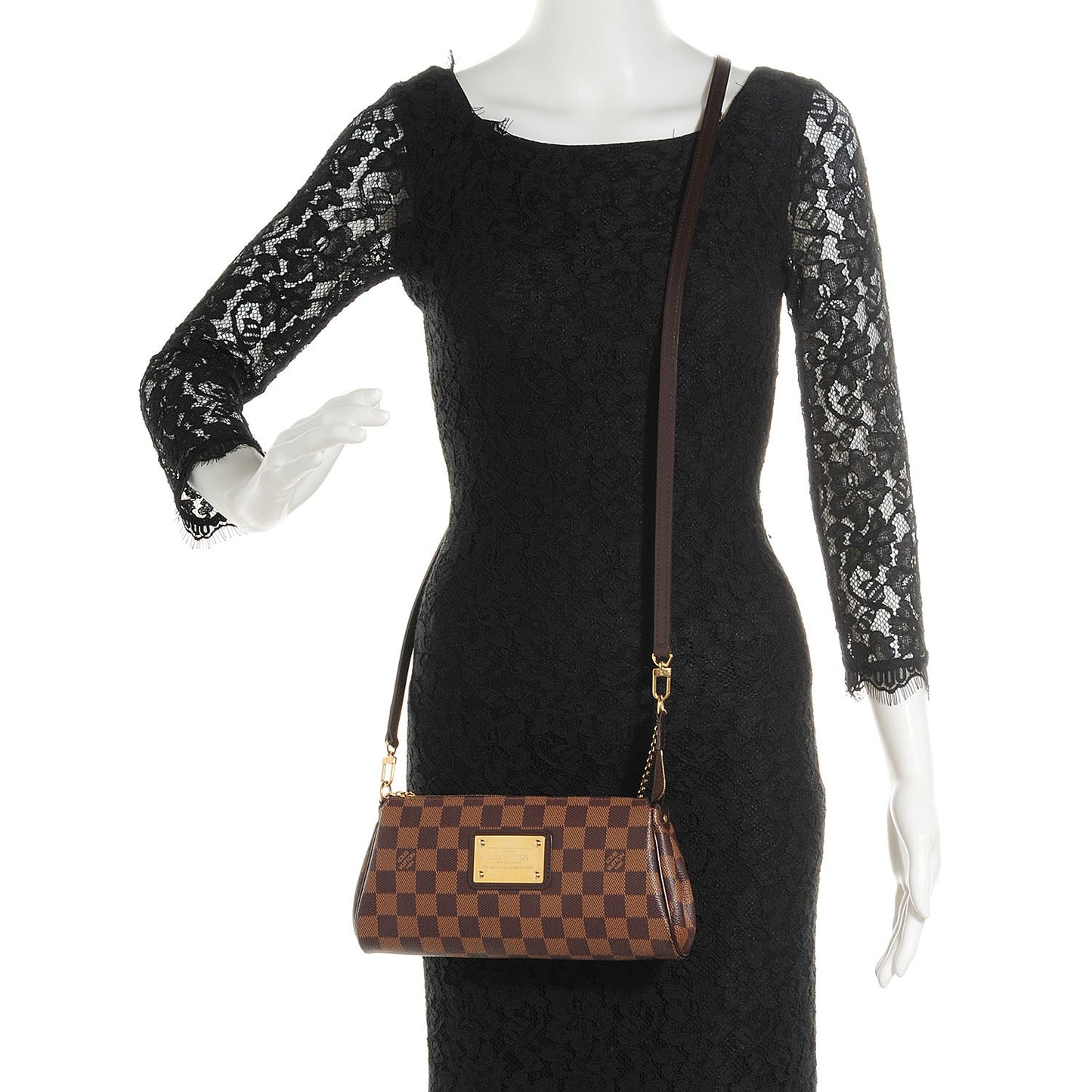 Damier Ebene Eva Clutch