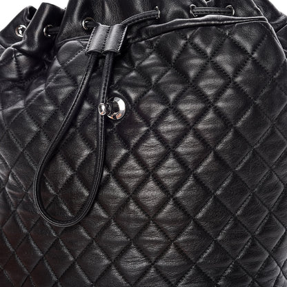 Chanel Lambskin Quilted Large Urban Spirit Backpack Black 11 of 11