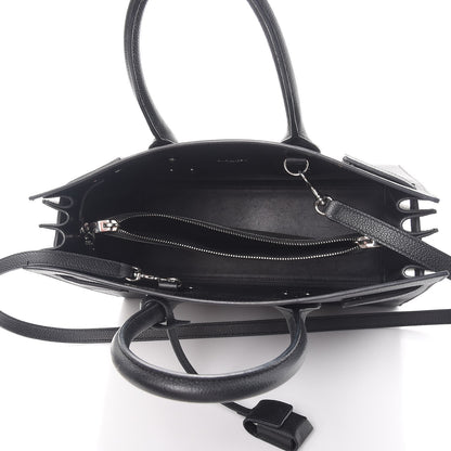 Saint Laurent Grained Calfskin Small Sac De Jour Black 6 of 13
