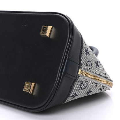 Louis Vuitton Mini Monogram Alma Long Blue 8 of 8