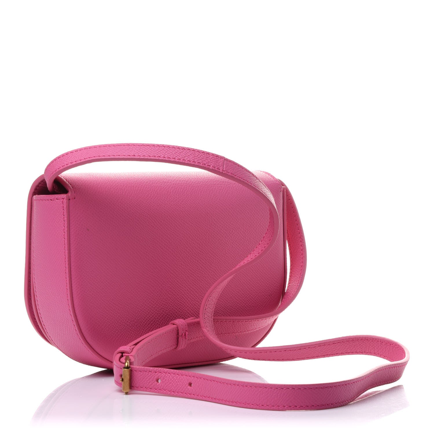 Balenciaga Signature Grained Calfskin Logo Print Ville Day Bag XS Rose Bubblegum Black 3 of 10