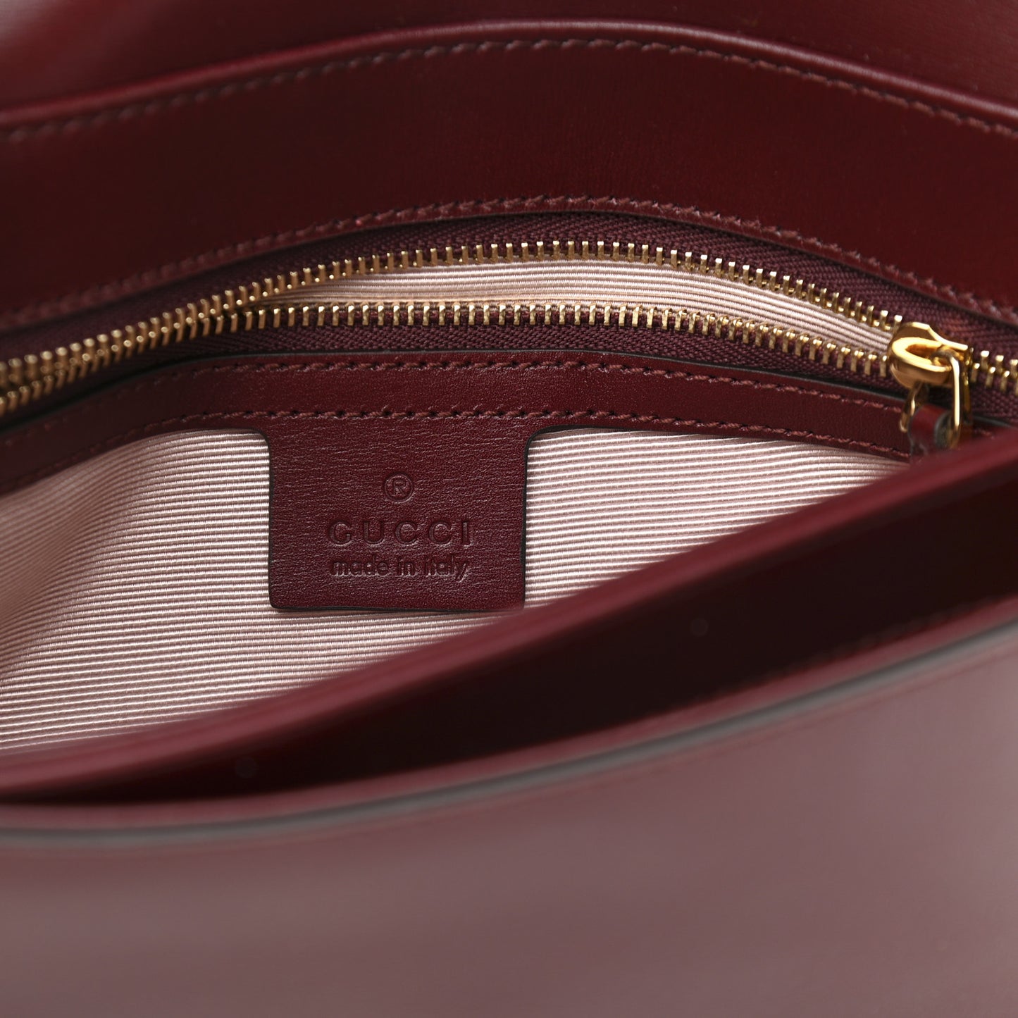 Vitello Palmellato Lux Small Arli Flap Shoulder Bag Vintage Bordeaux