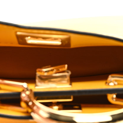 Fendi Shiny Nappa Nano Peekaboo Maxi Handle Satchel Mimosa 5 of 9