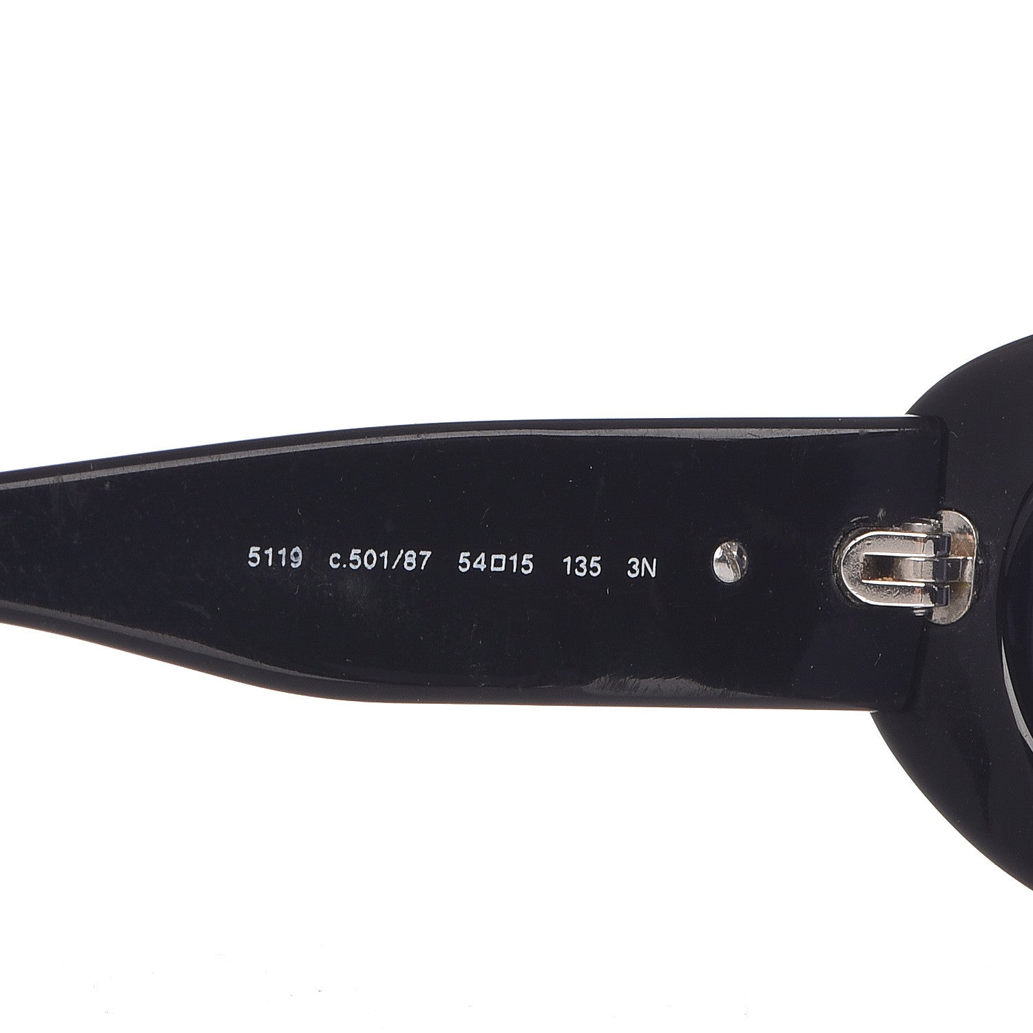 Chanel Logo Sunglasses 5119 Black 5 of 6