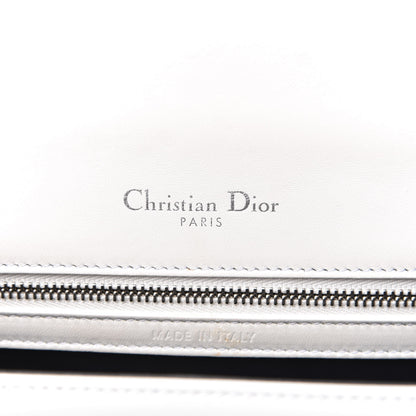 Christian Dior Calfskin Micro-Cannage Small Diorama Flap Bag White 7 of 7