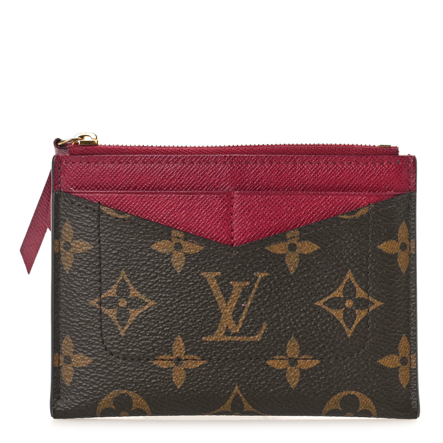 Louis Vuitton Monogram Zipped Card Holder Fuchsia 1 of 10