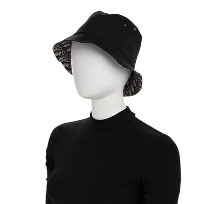 Christian Dior Nylon Oblique Reversible Teddy-D Brim Bucket Hat Beige 2 of 10